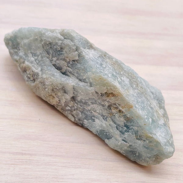 Aquamarine rough stone