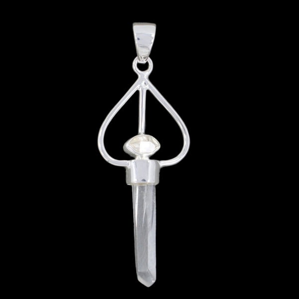Lemurian Quartz Pendant