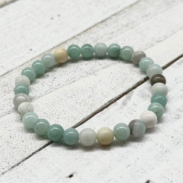 Amazonite Stretch Bracelet 6mm