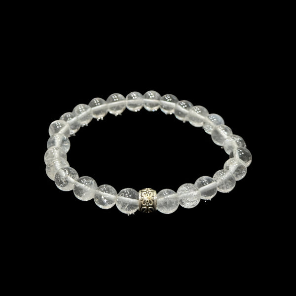 Clear Quartz beaded bracelet
