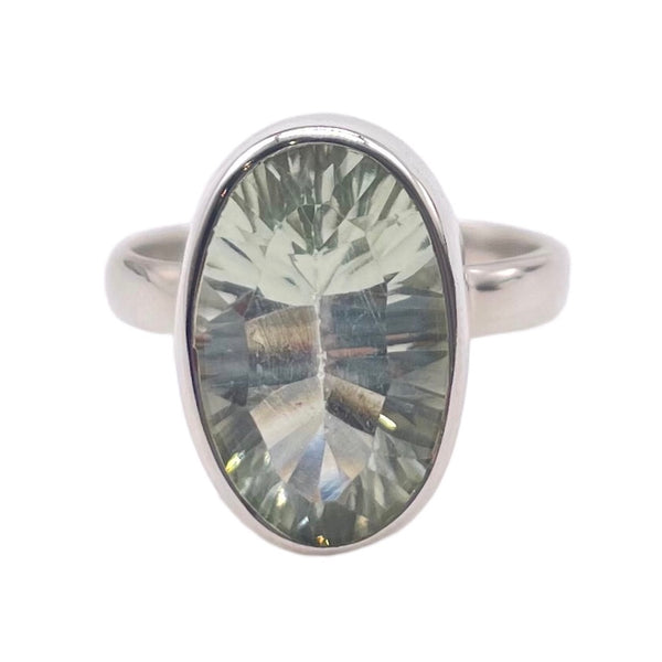 Green Amethyst Ring