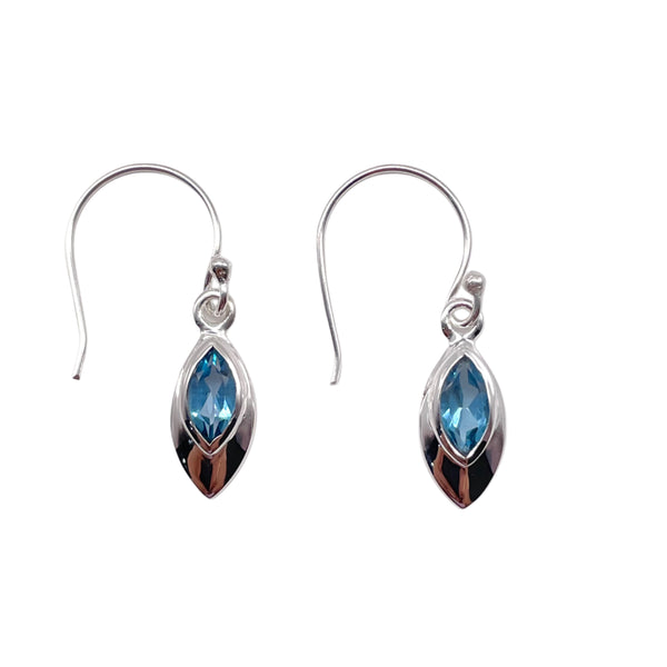 Blue Topaz Earrings
