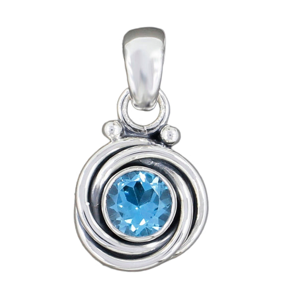 BLUE TOPAZ PENDANT