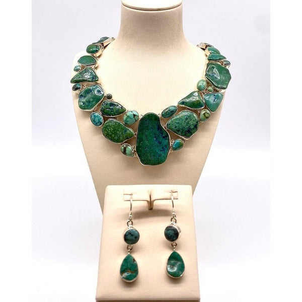 Tibetan Turquoise Necklace Set