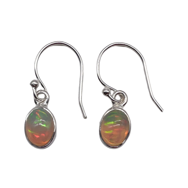 Ethiopian Opal Dangle Earrings