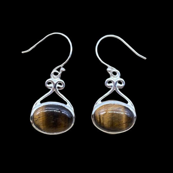 Tiger Eye Earrings