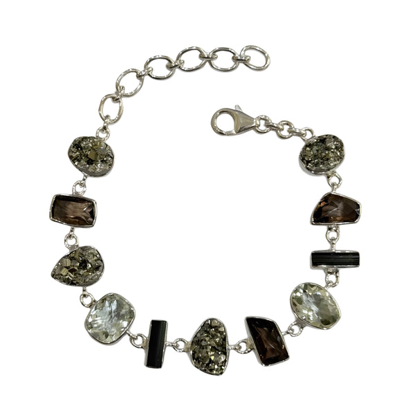 Pyrite Druzy Bracelet