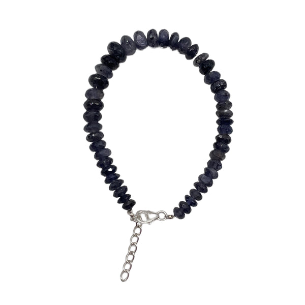 Iolite Beaded Bracelet