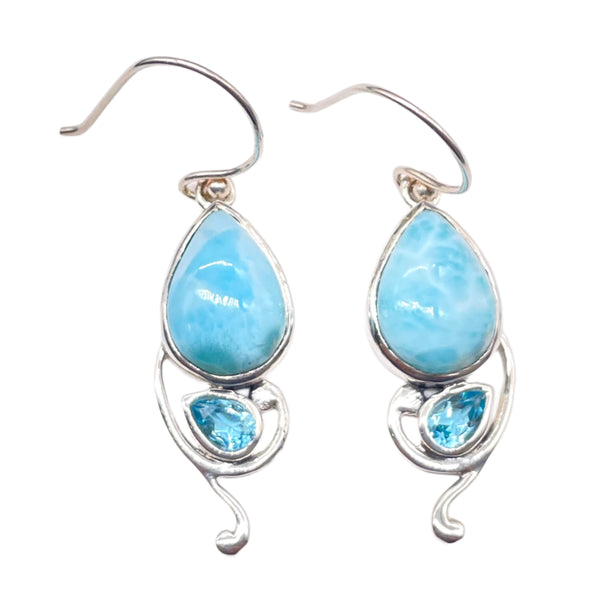 Larimar Earrings