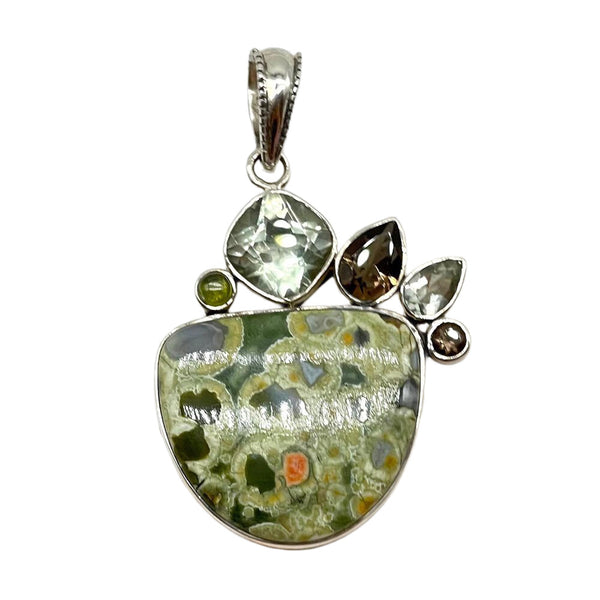 Rainforest Jasper Pendant