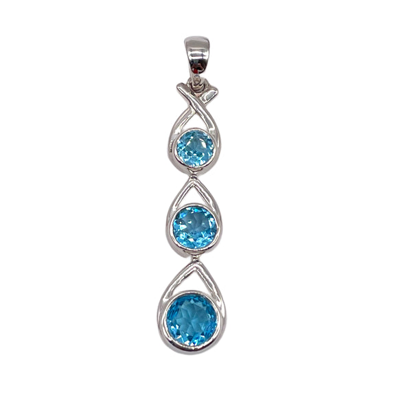 BLUE TOPAZ PENDANT