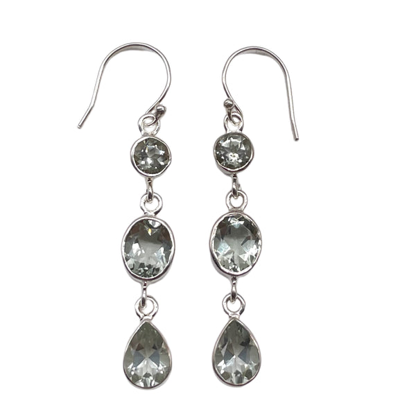 Amethyst Green Earrings