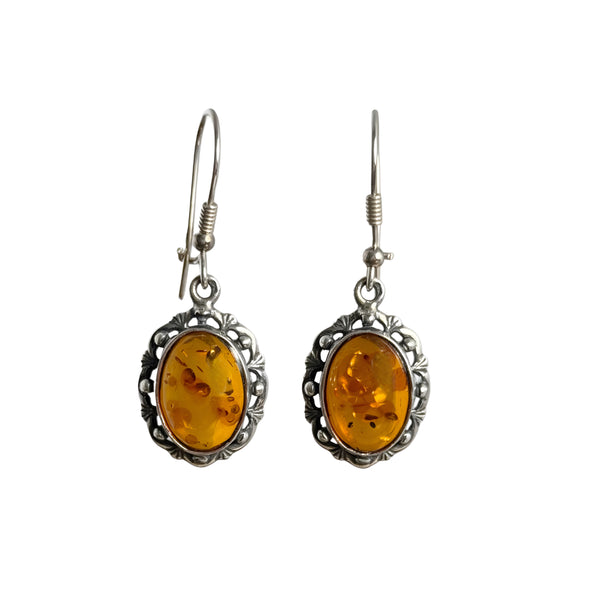 Amber Earrings