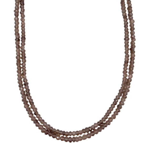 Smoky Quartz Beaded Necklace