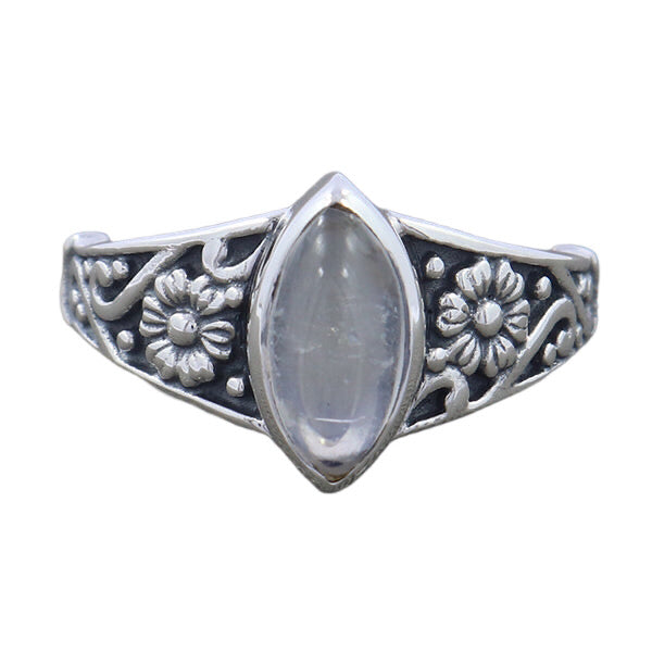 Rainbow Moonstone Ring