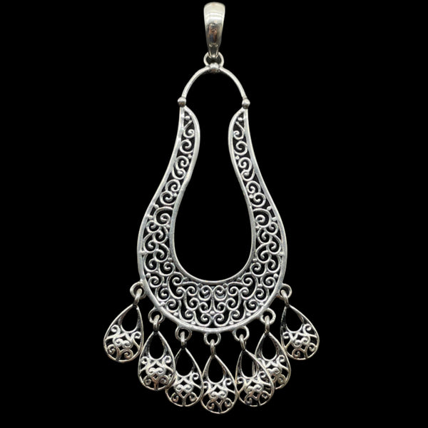 925 Silver Chandelier Pendant