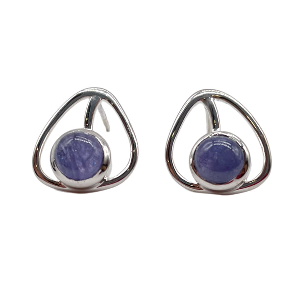 Tanzanite studs