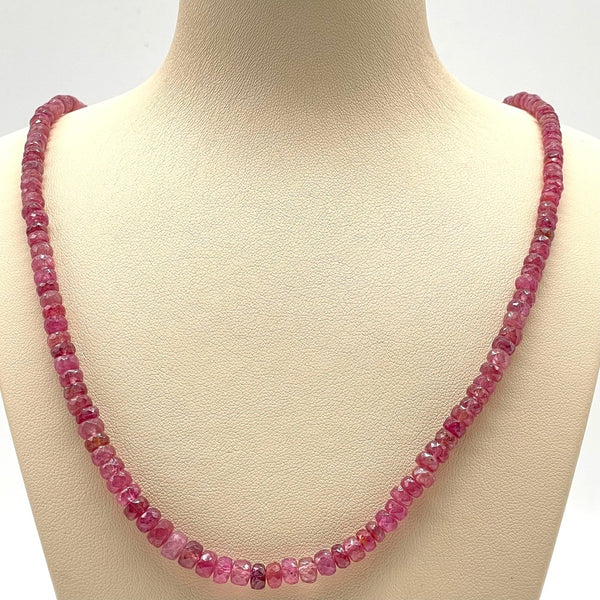 Pink Tourmaline Necklace