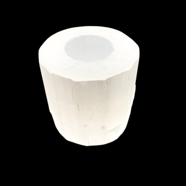 Selenite Candle Holder crystal