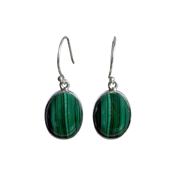 Malachite Earrings
