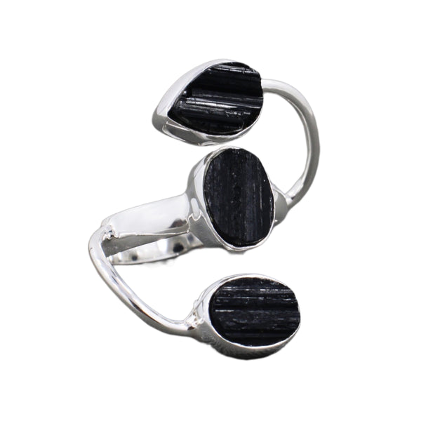 BLACK TOURMALINE RING