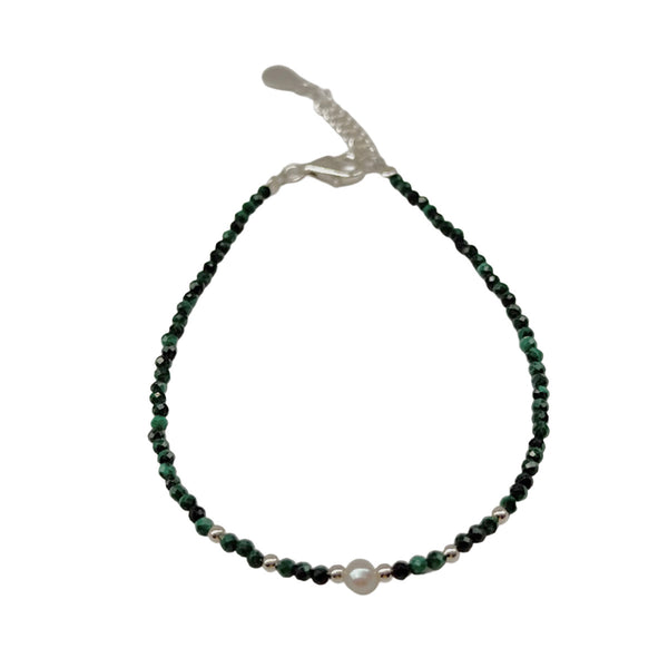 Malachite Beaded Bracelet