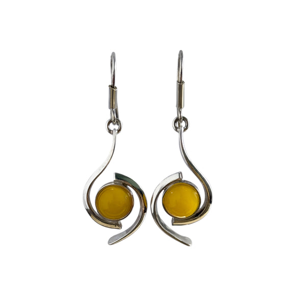 Butterscotch Amber Earrings