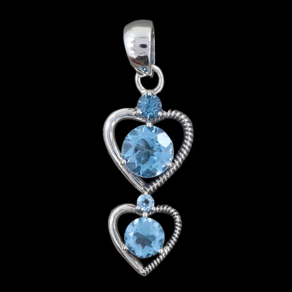 Blue Topaz Pendant