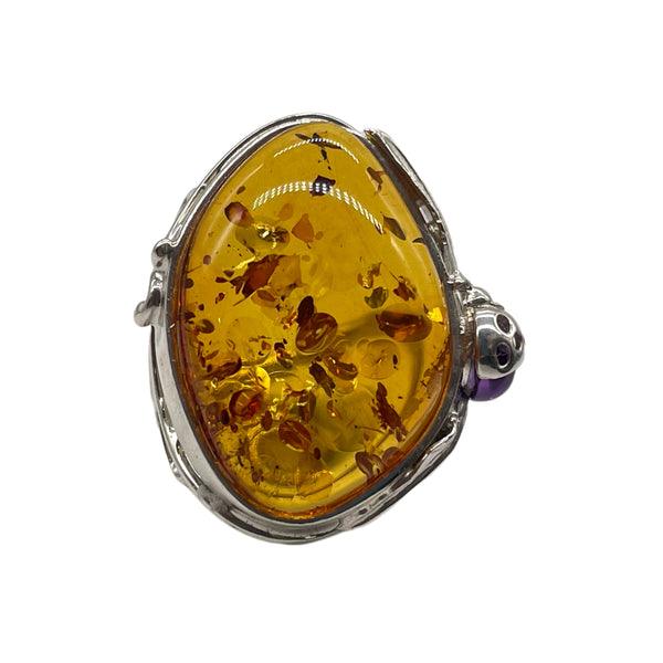 Baltic Amber Ring