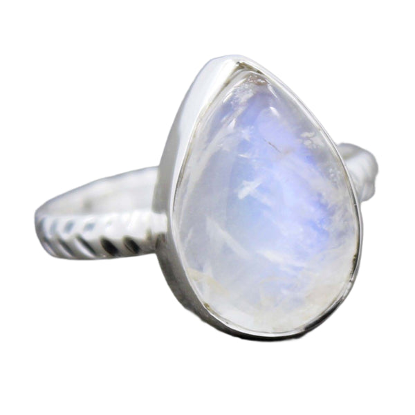 RAINBOW MOONSTONE RING