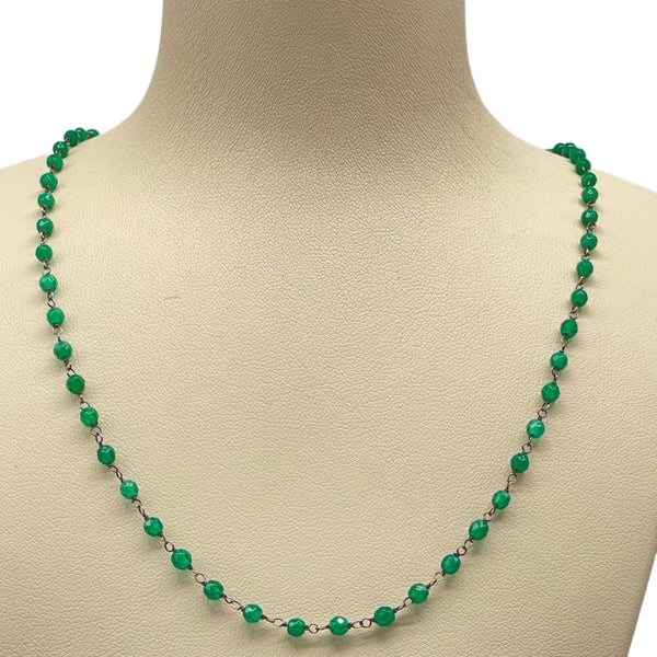 Green Onyx Beaded Necklace