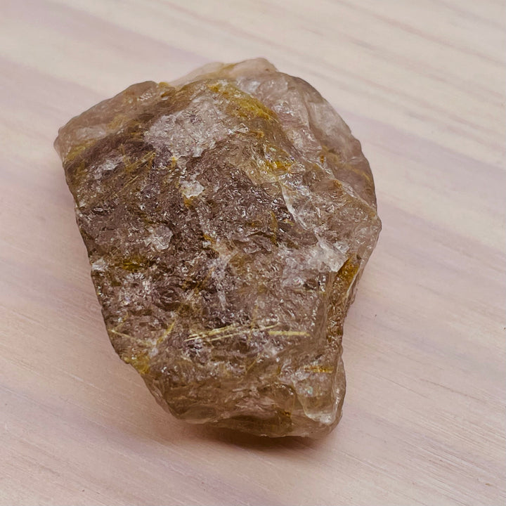 Quartz Rutile Rough Rutilated Quartz Rough stone – Sterling And Stone Jewelry