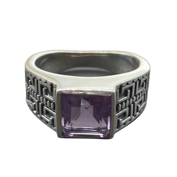 Men's Amethyst Ring