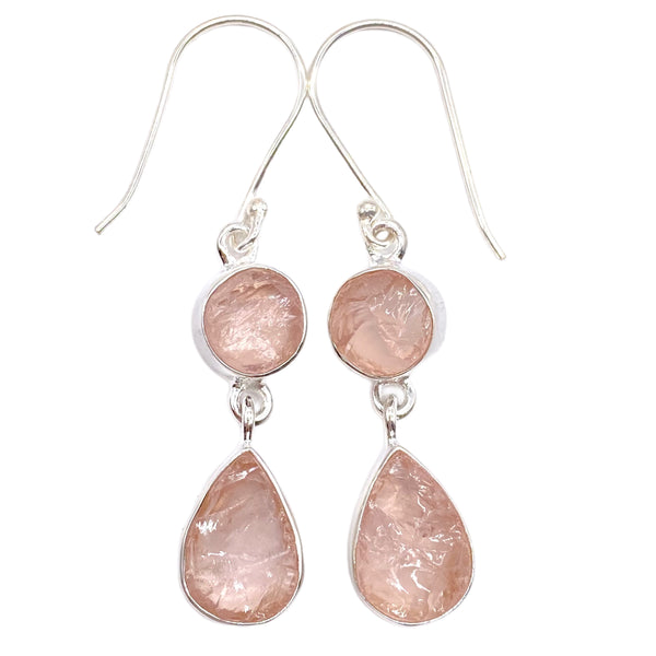 Rose Quartz Earrings