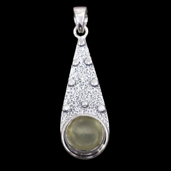 LIBYAN DESERT GLASS PENDANT