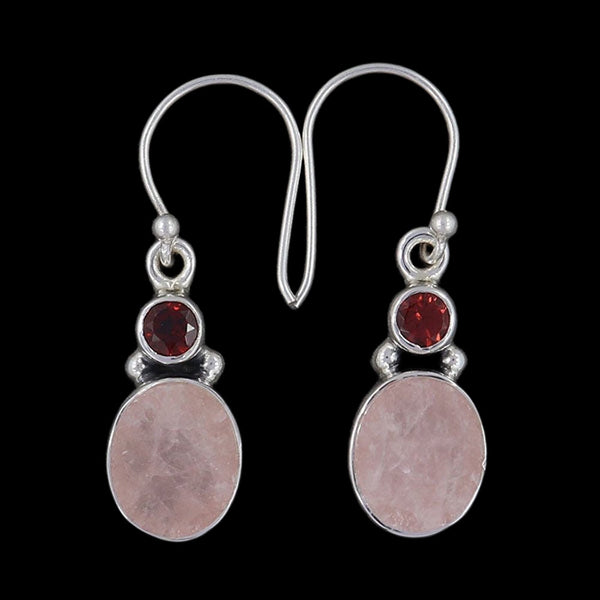 Rose Quartz Earring