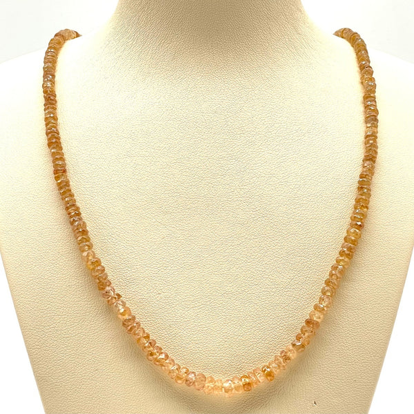 Zircon Beaded Necklace