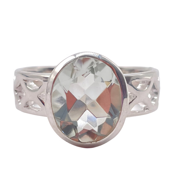 Green Amethyst Ring