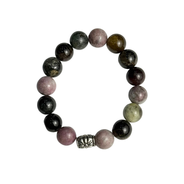 Tourmaline Beaded Stretchable Bracelet