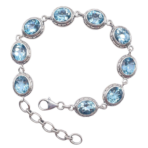 Blue Topaz Bracelet