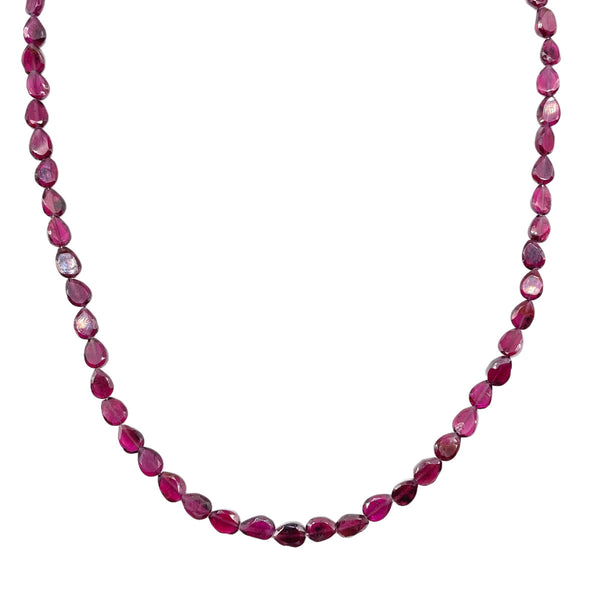 Garnet Beaded Necklace