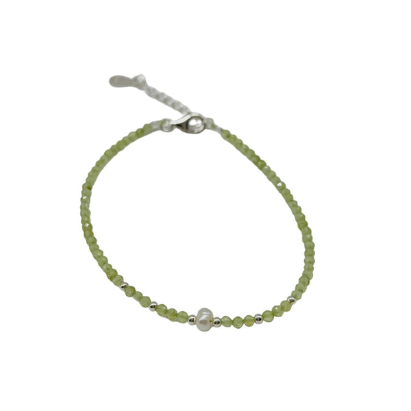 Peridot Beaded Bracelet