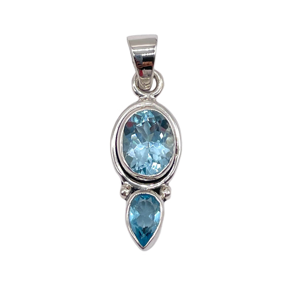 BLUE TOPAZ PENDANT