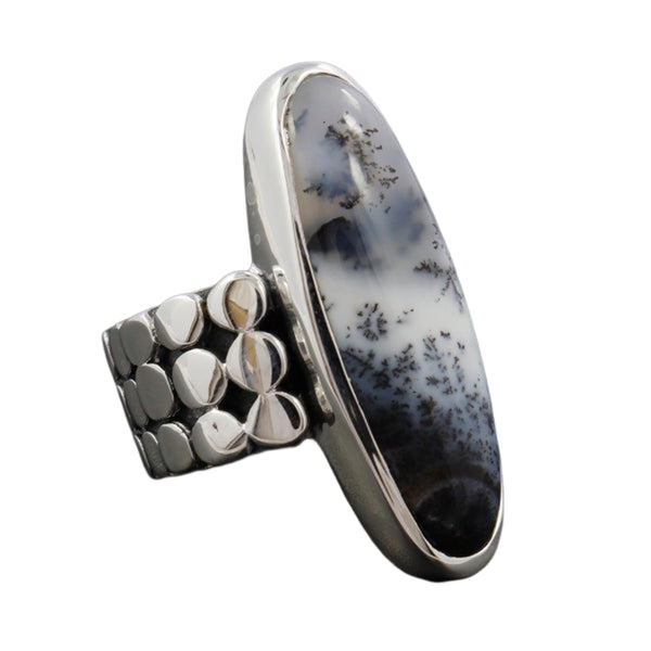 DENDRITIC OPAL RING