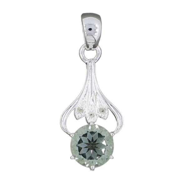 GREEN AMETHYST,PERIDOT PENDANT