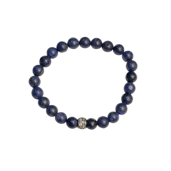 Lapis Lazuli Beaded Stretchable Bracelet
