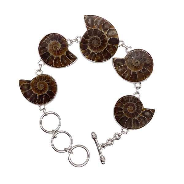 Ammonite bracelet