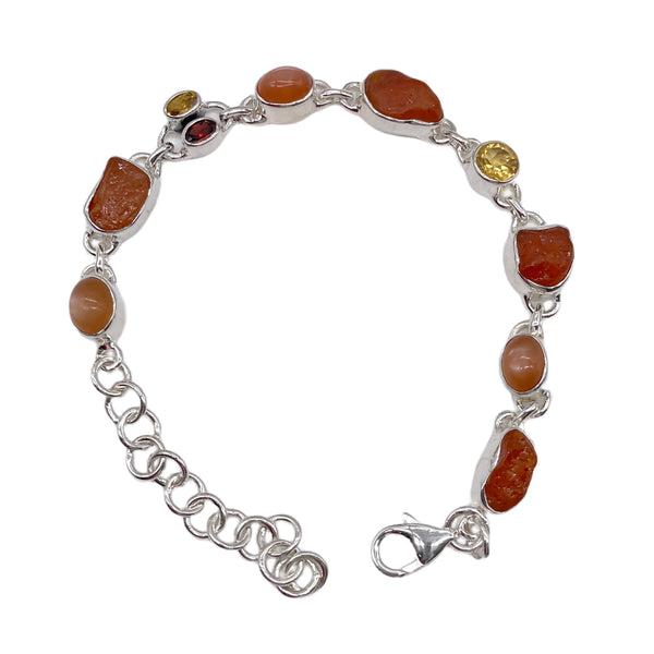 Fanta Garnet with citrine and garnet Bracelet