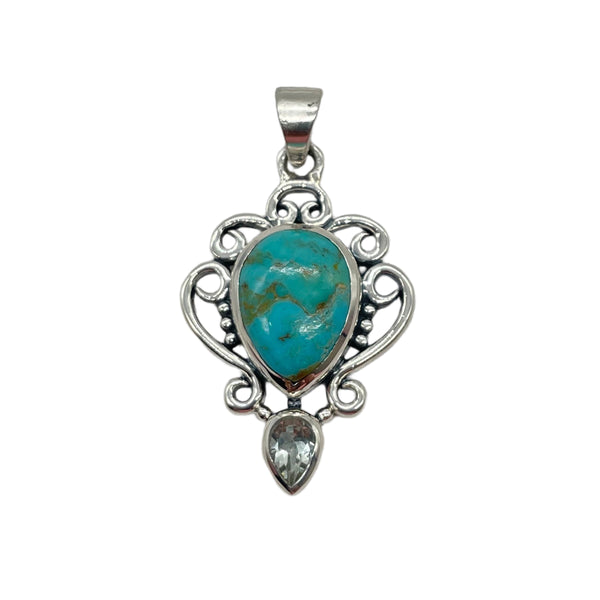 BOULDER TURQUOISE PENDANT