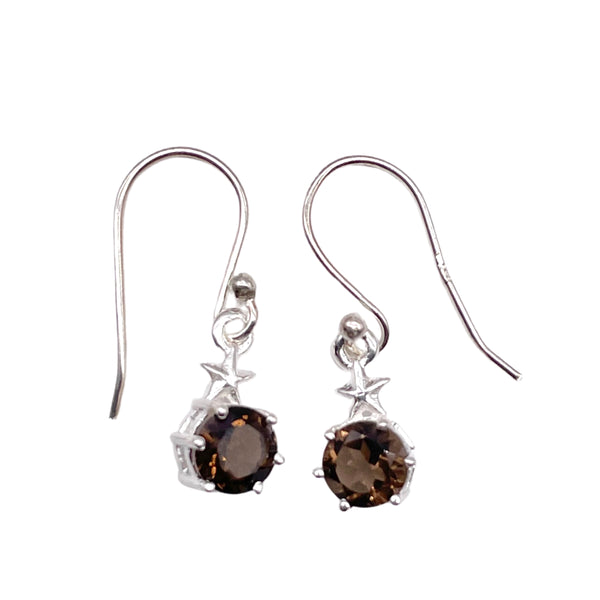 Smoky Quartz Dangle Earrings